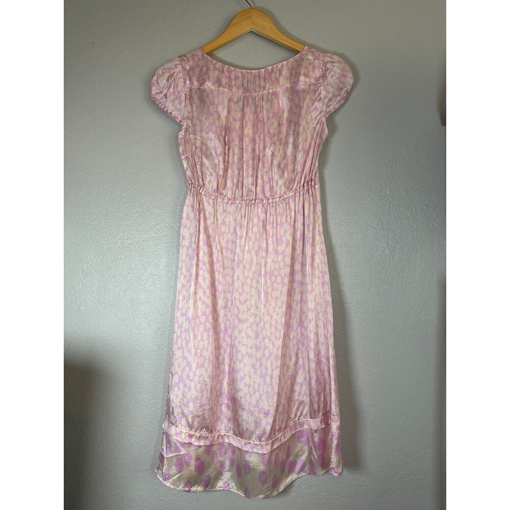United Colors of Benetton Pink Babydoll Dress Women XS Coquette Mini Soft Girl - Picture 5 of 9